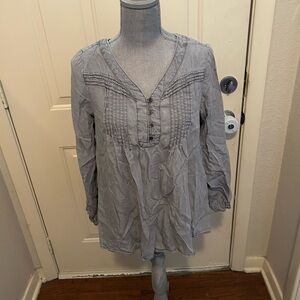 Caffe Marrakesh Women's Gray Medium Blouse